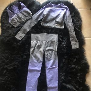 Gym shark ombré seamless set indigo size small